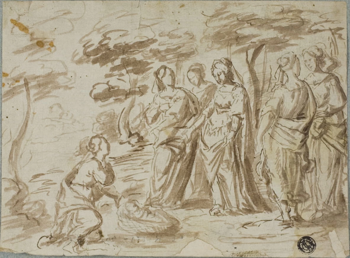 Ritrovamento di Mosè - Art Institute of Chicago, The Leonora Hall Gurley Memorial Collection